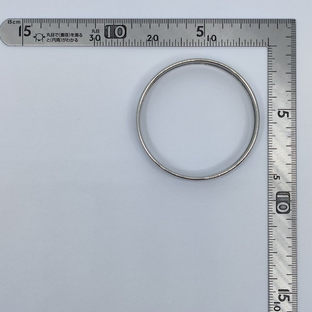 Hermes Bangle Silver Light Blue - image 8